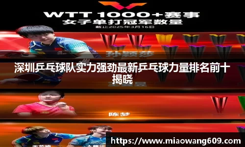 深圳乒乓球队实力强劲最新乒乓球力量排名前十揭晓